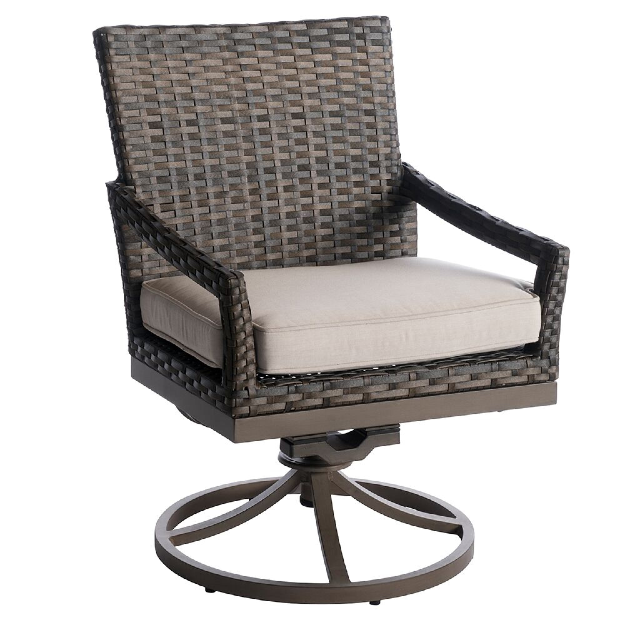Swivel Wicker Chair - Wicker Swivel Chair | Outdoor Dining Furniture