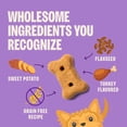 thumbnail image 4 of Wellness Old Mother Hubbard Classic Grain Free All the Fixins Dog Biscuits, Natural Training Treats, Turkey and Sweet Potato Flavor, Mini Size, 16 oz Bag, 4 of 9
