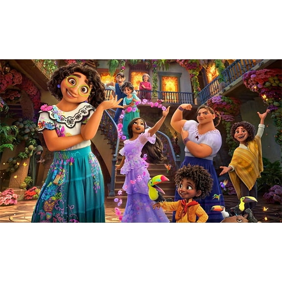 Diamond Art DIY 5D Diamond Painting Kits for Adults and Kids Full Drill Arts Craft by Number Kits for Beginner Home Decoration Encanto 12x16 inch