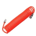 thumbnail image 1 of 1Pcs Coil Air Compressor Hose with Oil Resistance Abrasion Resistance Function 35.4x0.2x0.3in Red, 1 of 8