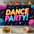 thumbnail image 5 of Mirror Ball Design Disco Party Banner Colorful Lights Party Banner Shiny Disco Retro Dance Party Banner for Disco Party Dance Event Retro Celebration, 5 of 9