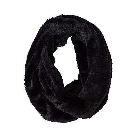 StylesILove Women Soft and Warm Shaggy Faux Fur Twisted Tube Infinity Scarf