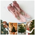 thumbnail image 6 of Xecvkr Christmas Tree Decoration Faux Flying Bird Ornament Clip On White Pink Realistic Foam Nature Scene Branch Hanging 5.9in 2pcs, 6 of 6
