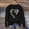 thumbnail image 2 of Enjoytime Valentine's Day Womens Sweatshirt Funny Graphic Print Crewneck Casual Pullover Shirts Top Y2K Streetwear Plus Size Long Sleeve Sweatshirt Tops for Woman on Clearance, 2 of 4