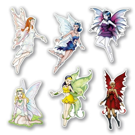 6 Packages - Fairy Cutouts (6/Package) by Beistle Party Supplies