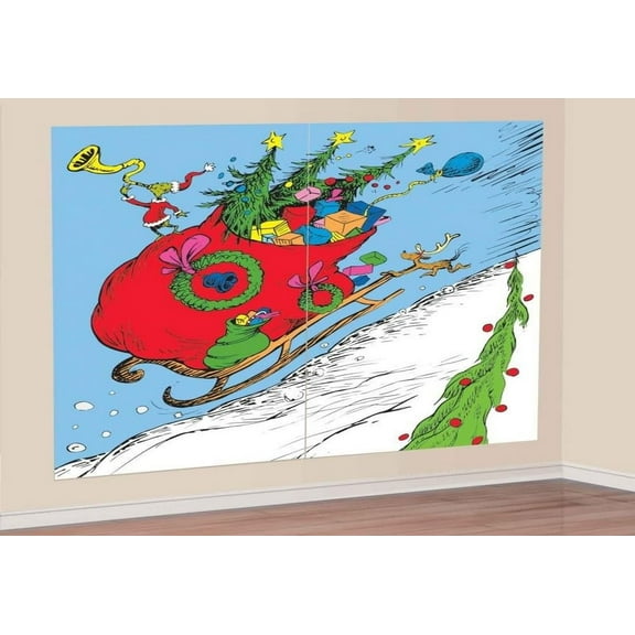 Grinch Scene Setter Kit - 65" x 65" | 1 Set