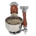 thumbnail image 1 of Manual Beard Bowl Kit, Beard Brush Bowl Kit Storage Complete Keep Dry  For Men For Home, 1 of 8