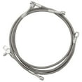 thumbnail image 1 of Streamline Rear Steel Braided Brake Line Standard Length Silver For Yamaha, 1 of 1