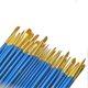 thumbnail image 4 of 50 Pieces Durable Painting Brushes Set with Aluminum Nylon for Artists Students Blue Color, 4 of 4