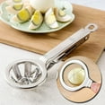 thumbnail image 6 of Stainless Egg Slicer Wedger Cutter Divides Hard Boiled Eggs Into 6 Equal in One Action 1 Stainless Steel Egg Cutter Kitchen Tool Clearance!, 6 of 8