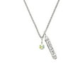 thumbnail image 2 of Delight Jewelry Crystal Clear AB Channel Drop Silvertone Sisters Best Friends Forever Bar Charm Necklace, 23", 2 of 4