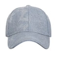 thumbnail image 3 of ZQUUVOU Women's Outdoor Thermal Baseball Cap Sequin Bubble Solid Color Sparkle Brimmed Hat Fashion Adjustable Hats Light Blue, 3 of 8