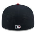 thumbnail image 4 of Men's New Era Navy/Red  Baltimore Orioles 2025 MLB All-Star Game Workout Side Patch 59FIFTY Fitted Hat, 4 of 5
