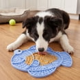 thumbnail image 3 of Fish Shaped Silicone Pet Licking Mat Multi Texture Slow Feeder Pad Anti Anxiety Food Spread Mat For Dogs Cats Indoor Feeding(Blue-17.5cm), 3 of 5