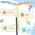 thumbnail image 4 of 432 Count Colored Pencils Bulk, 12 Assorted of color pencils，36 Packs Pre-sharpened Colored Pencils for Kids, School Supplies of Color Pencil bulk classroom, 4 of 4