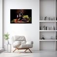 thumbnail image 2 of ZHONGYUTONG Wine Canvas Wall Art Kitchen Red Wine Picture Wall Decor Dining Room Painting Print Framed (20.00" x 30.00"), 2 of 5