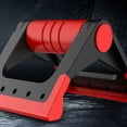 thumbnail image 4 of HLONK Machines de Gym Équipement de Fitness à Domicile Barres Push-up pour Sol Support Rotatif Blocs Rouges, 4 of 5