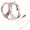 Pink, variant on Zeiwohndc Simple Dog Vest Harness With Detachable Leads Reflective Design Walking Gear