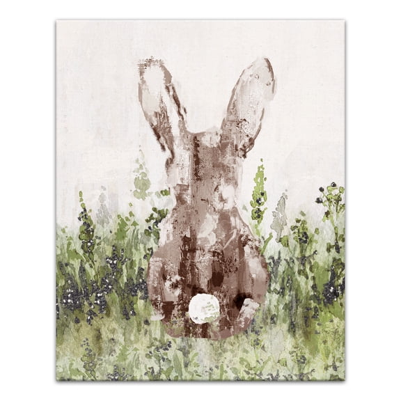 Creative Products Bunny in Field 16 x 20 Canvas Wall Art