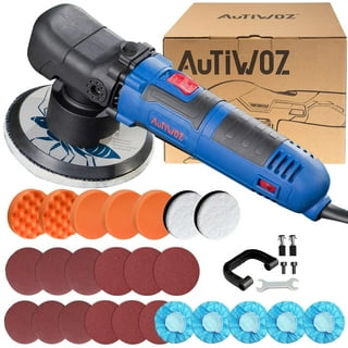 4 Mini Car Polisher Cordless Buffer Kit with Battery for Waxer Scratch  Remove 3000 RPM