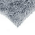thumbnail image 3 of Luxe Belton Faux faux Pillow Grey 2-Pack 12x20 Inches Sheepskin, 3 of 3