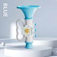 thumbnail image 1 of Kids Trumpet Toys Trumpet Instruments Toy With Hangable Rope Musical Instruments Toys Colorful Fake Preschool Early Learning toy blue, 1 of 6