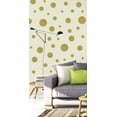 thumbnail image 6 of Gold Polka Dots Wall Decals Stickers Vinyl Circle Kids Room Decor Includes 63 Dots1"-6.5", 6 of 6
