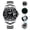 MY-H3-2QZ-black, variant on Watches for Men Dive 200m Waterproof Men's Analog Quartz Watch BGW9 Luminous, Date Magnifier, Stainless Steel Bracelet