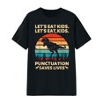 thumbnail image 4 of Womens Athletic Tops Graphic Print Short Sleeve T Shirt Casual Crew Neck Tee Soft Everyday Basic Top for Women Black XL, 4 of 4