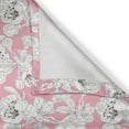 thumbnail image 4 of Ambesonne Spring Valance Pack of 2, Soft Cherry Blossom on Pink, 54"X12", Pale Pink White Brown, 4 of 5
