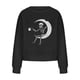 thumbnail image 5 of Sudadera para Mujer Cuello Redondo Sudaderas Moda Festival Calavera Estampado Manga Larga Blusa Suelta Tops Odeerbi ODB-5, 5 of 8