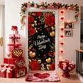 thumbnail image 4 of Uxgjfwu Valentines Day Door Curtain, Decorative Hanging Fabric Door Cover with Holiday Pattern, Seasonal Wall Decor for Living Room, Bedroom, Party, Festival Celebration, 4 of 6
