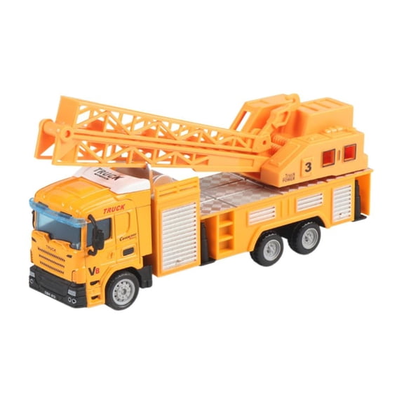 Outoloxit Alloy Construction Toy Vehicles for Boys Ages 3-6, Inertial Engineering Set with Excavator, Mixer Truck, Bulldozer, Durable and Educational Gift for Kids