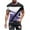 Purple 2, variant on Afuyipoi Men's Crew Neck Tee,Pullover Summer Graphic Casual Top Sky Blue L