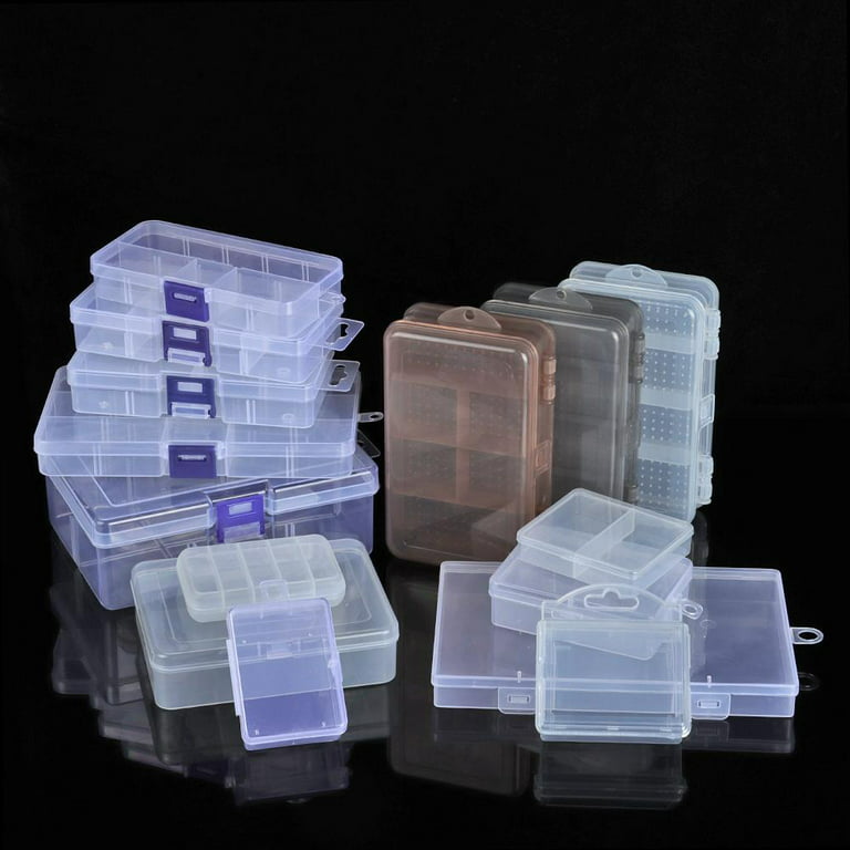 Removable 15 Compartments Plastic Box For Fishing Lures 17*9.5*2cm