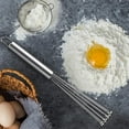 thumbnail image 5 of Clearance Food Blender under $5,Whisk Stainless Baking Non Stick Whisk 12" Silver Stainless Whisk For Beating Stirring Egg Beater Baking, 5 of 5