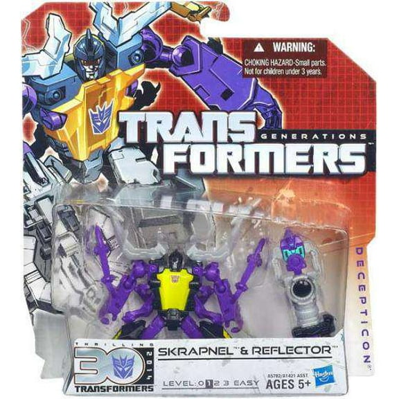 Transformers 30th Anniversary Legends Skrapnel & Reflector Action Figure 2-Pack