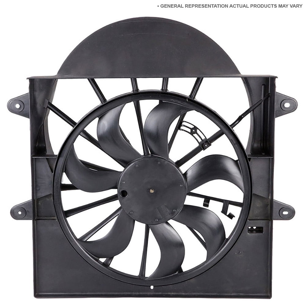 Right Side Radiator Cooling Fan Black Plastic ASSY Fits 2007-2009 Honda CRV 2.4L