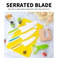 thumbnail image 3 of IMossad 13PCS Toddler Knife Set - Colorful Plastic Mini Chef Knives for Kids Cooking, 3 of 7