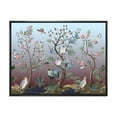 thumbnail image 1 of Designart Chinoiserie With Birds and Peonies XI FLOAT FRAME WALL ART, 1 of 4