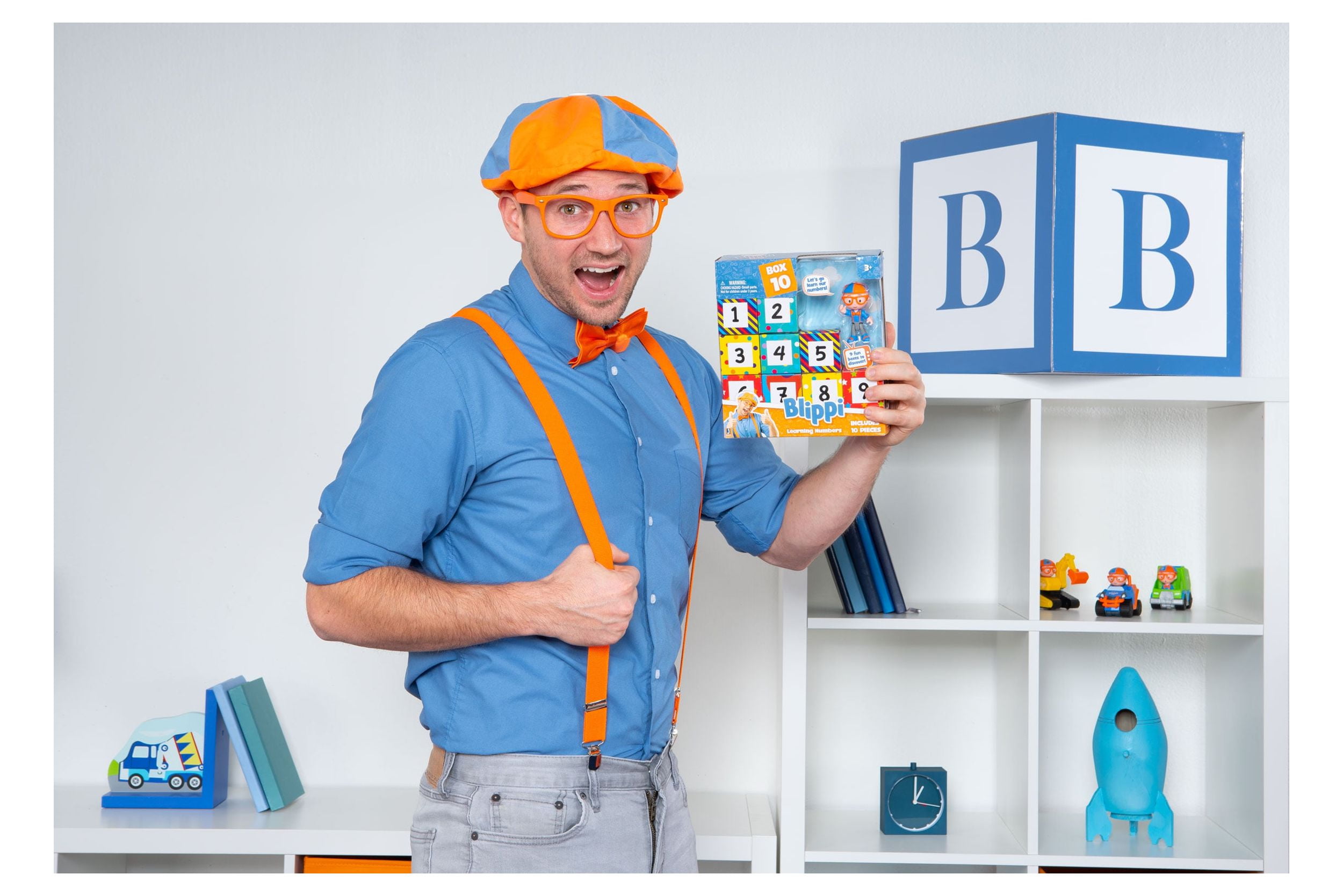 BLIPPI Surprise Boxes Learning Numbers