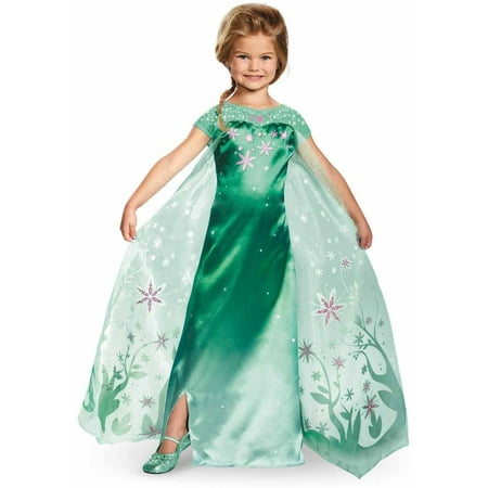 Elsa Frozen Fever Deluxe Child Halloween Costume