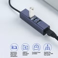 thumbnail image 4 of Adaptador USB C A Ethernet, Puerto Gigabit Ethernet RJ45 4 En 1 Transferencia De Datos De 5 Gbps Hub USB C 1000 Mbps 100 Mbps Con Orificio De Almacenamiento Para Tabletas, 4 of 7