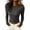 Gray, variant on Long Sleeve Shirts for Women, Women Long Sleeve Shirts Rib Knit Slim Fit Tops Basic Tee 2026 Fall Outfits Casual T-Shirt Underscrubs Layer Clothes