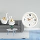 thumbnail image 2 of Elegante Juego De Figuras De Cisne Y Reloj De Pared Moderno Para Decoración Del Hogar, La Oficina, El Estudio Y La Sala. Adorno De Mesa único Y Reloj Decorativo., 2 of 8