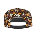 thumbnail image 4 of Gaeub Skulls Flat Bill Snapback Hats Baseball Caps with Adjustable for Running Workouts and Outdoor Activities, 4 of 9