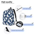 thumbnail image 3 of Easygdp Shark Mochila de Lona Resistente para Laptop, Compatible con Laptops de 15 a 17 pulgadas, Ideal para Escuela, Trabajo y Viajes-Medium, 3 of 4