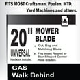 thumbnail image 4 of Arnold Universal 20-inch Mower Deck Replacement Blade UB20, 4 of 7