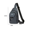 thumbnail image 3 of Yykcavykas Clearance & Promo Strap Bag Crossbody Backpack Men Ladies Strap Backpack Hiking Backpack Multipurpose Messenger Chest Bag|Gray-917, 3 of 8