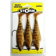 Storm WildEye Swim Shad 5 Fishing Lure 5/8oz Golden Mullet 3 pcs
